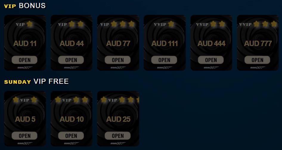 Cashback promo at BSB007 Casino